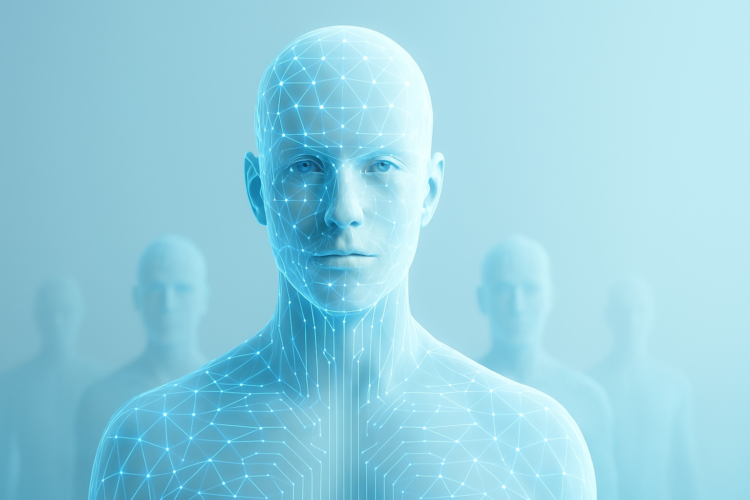 GlobSynk AI Clone Illustration